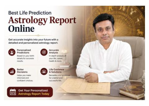 Online Life Prediction Report for Better Decisions