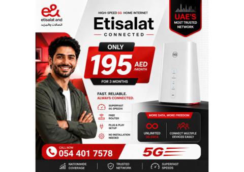 0544017578 Etisalat Home WiFi internet