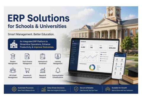 ERP Solutions for Schools & Universities