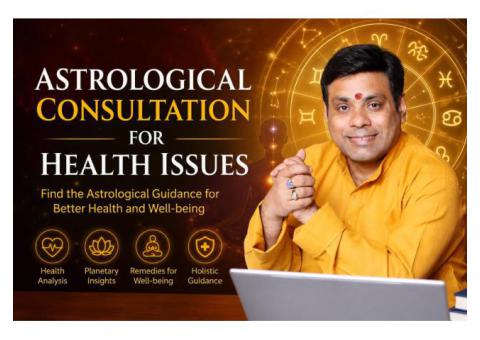 Book Astrology Consultation for Health Concerns and Wellness