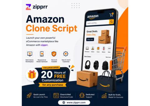 Zipprr Amazon Clone — Your Own Online Shopping Platform Made Easy
