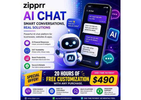 Zipprr AI Chat – Multi-Tenant AI Chatbot with Built-In Billing