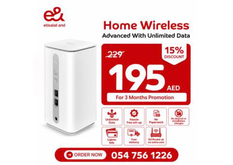 0547561226 Etisalat Home WiFi internet