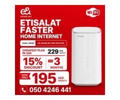 Etisalat Home wifi internet connection
