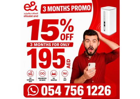 0547561226 Etisalat Home WiFi internet