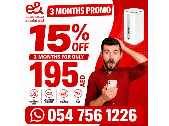 0547561226 Etisalat Home WiFi internet