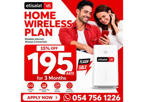 0547561226 Etisalat Home WiFi internet