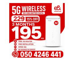 Etisalat Home wifi internet connection