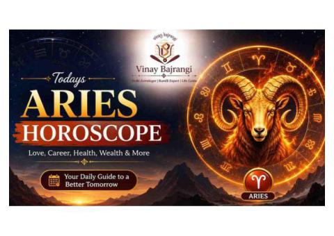 Todays Aries Horoscope for Clear Daily Life Guidance