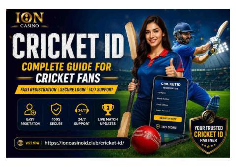 CricketID – Get a Secure & Trusted CricketID for a Smooth Online Cricket Experience