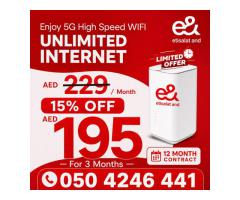 Etisalat Home wifi internet connection