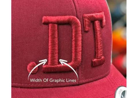 3D puff embroidery digitizing