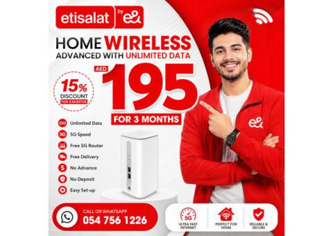 0547561226 Etisalat Home WiFi internet