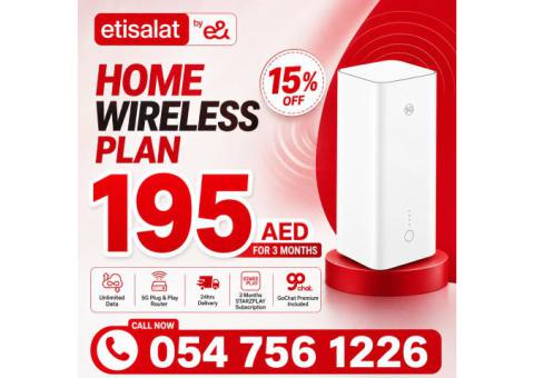 0547561226 Etisalat Home WiFi internet