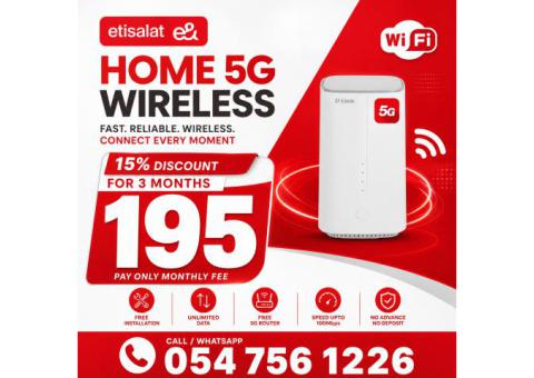 Etisalat Home WiFi internet