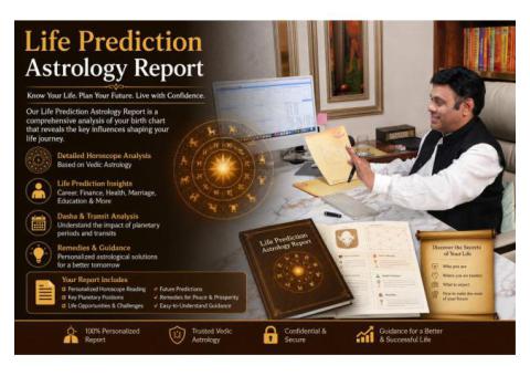 Buy Your Life Prediction Astrology Report Today