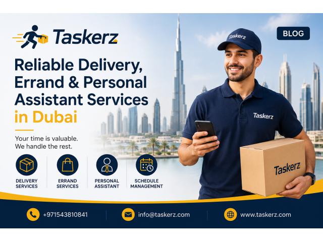 Taskerz Delivery, Errand & Personal Assistant Services in Dubai