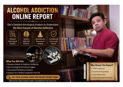 Order Your Alcohol Addiction Astrology Online Report