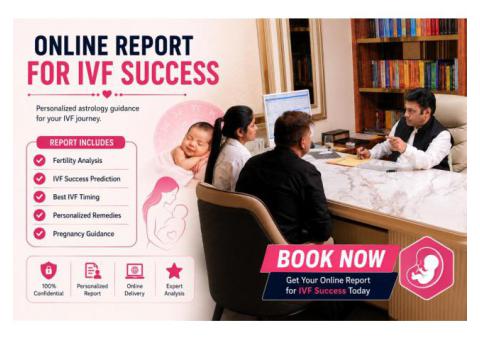 Book Personalized Online Report for IVF Success Today