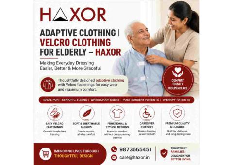Adaptive Clothing | Velcro Clothing for Elderly - HAXOR