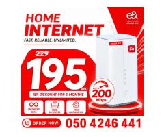 Etisalat home wifi internet connection all over UAE