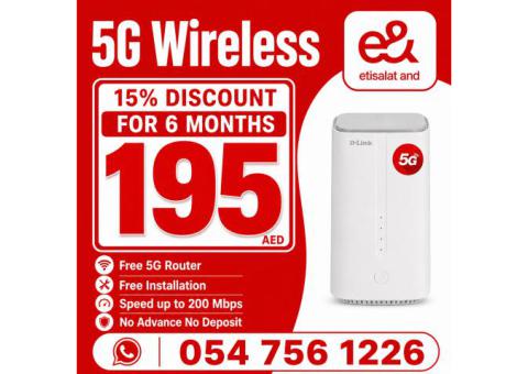 0547561226 Etisalat Home WiFi internet