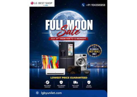 Full Moon Sale at LG By Unilet Exclusive LG Electronics & Home Appliance Offers
