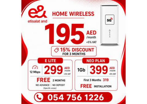 0547561226 Etisalat Home WiFi internet