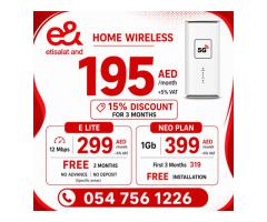 0547561226 Etisalat Home WiFi internet