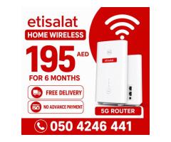 Etisalat Home wifi internet 0504246441