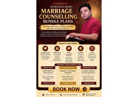 Book Marriage Counselling Bundle Plans Today