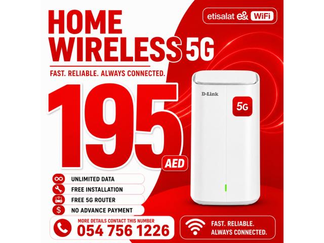0547561226 Etisalat Home WiFi internet