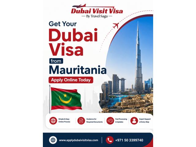Get Your Dubai Visa from Mauritania – Apply Online Today