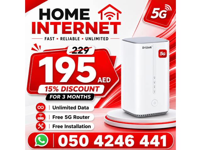 Etisalat Home wifi internet connection