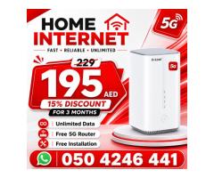 Etisalat Home wifi internet connection