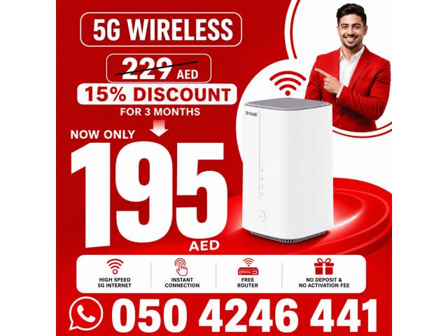 Etisalat Home wifi internet connection