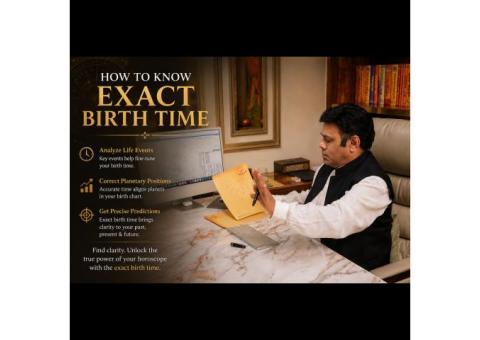 Exact Birth Time Rectification Through Vedic Astrology