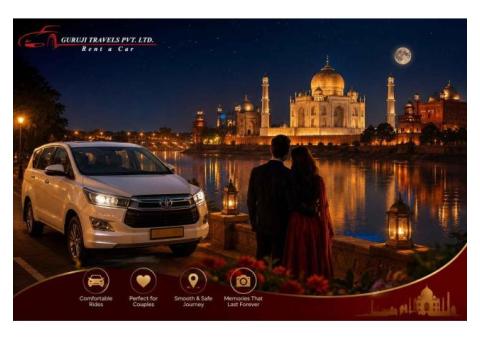 Delhi to Agra Taxi for Same Day Trip