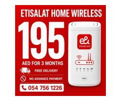 Etisalat Home WiFi internet