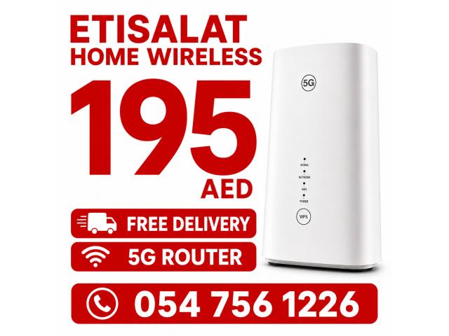 Etisalat home Wireless internet service