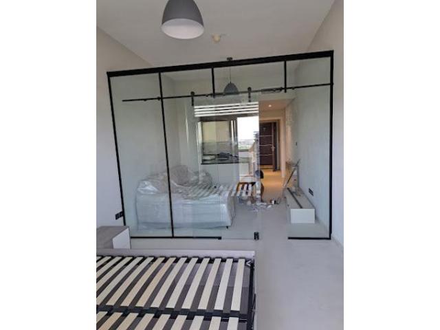 DEMOLITION GLASS PARTITION/ GYPSUM PARTITION FIT OUT 052-1190882