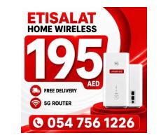Etisalat home wifi internet service 5G