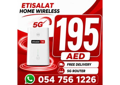 Etisalat Home WiFi internet