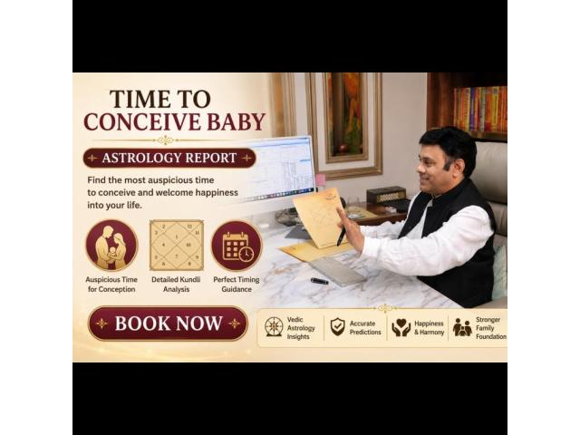 Time to Conceive Baby Astrology Report Book Online