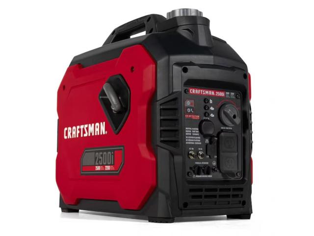 CRAFTSMAN 2500i 2500-Watt Portable Inverter Generator – Gasoline Single Fuel