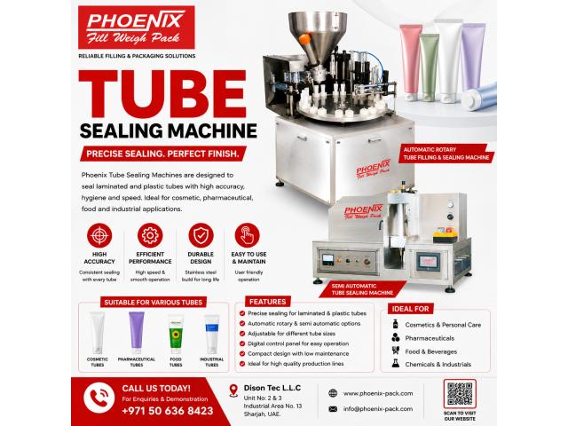 Precision Tube Filling Machine for Cosmetics & Pharma