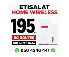 Etisalat Home wifi internet connection