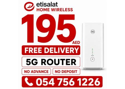 Etisalat Home WiFi internet