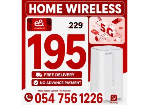 Etisalat wifi internet service available all over UAE with 15% discount for 3 months