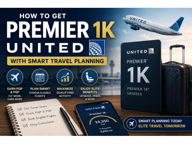 How to Get Premier 1K United With Smart Travel Planning